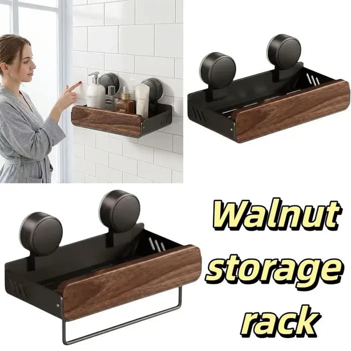 Étagère de salle de bain moderne du milieu du siècle