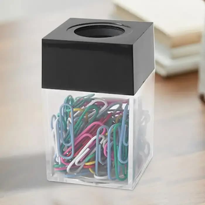 Nouveau porte-papier Clips distributeur bureau boîte d'absorption magnétique