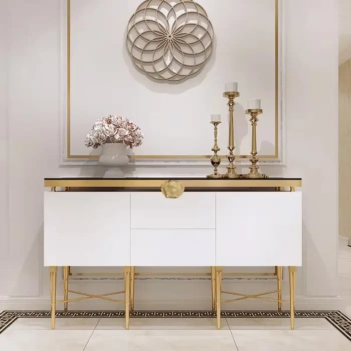 Buffet en bois simple moderne