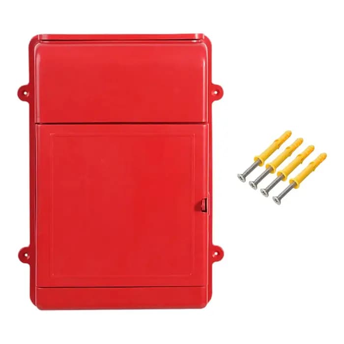 Boîte aux lettres murale suspendue, organisateur de doations multifonctionnel 34.5x26x7cm, léger pou