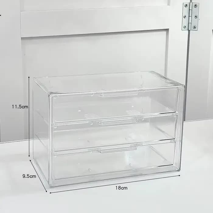 Boîte de rangement multifonctionnelle pour cosmétiques, produits de soins de la peau, bijoux, maquil