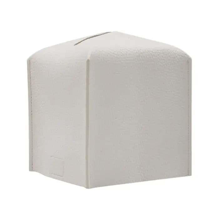 Couverture de boîte à mouchoirs rectangulaire en cuir PU, étui décoratif moderne, porte-inspirer pou
