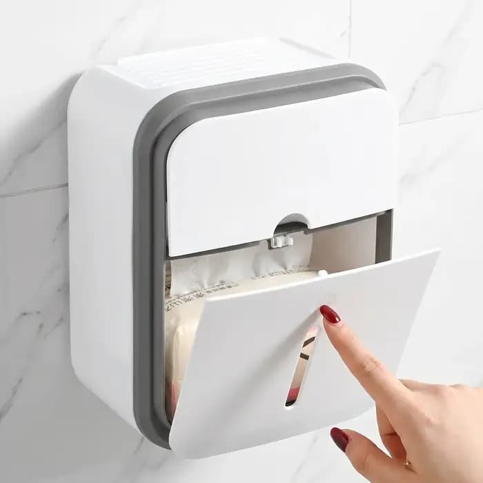 Boîte de rangement pour papier toilette imperméable