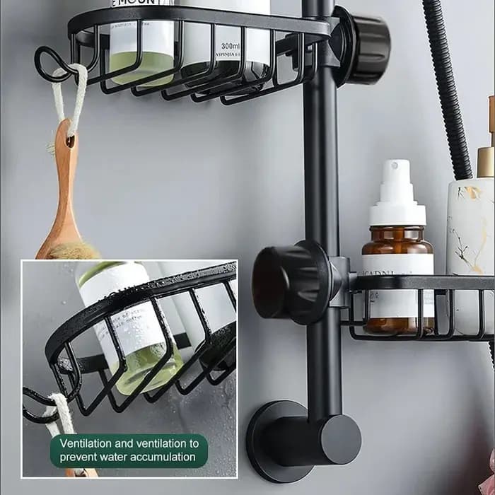 Support de rangement pour robinet de salle de bains