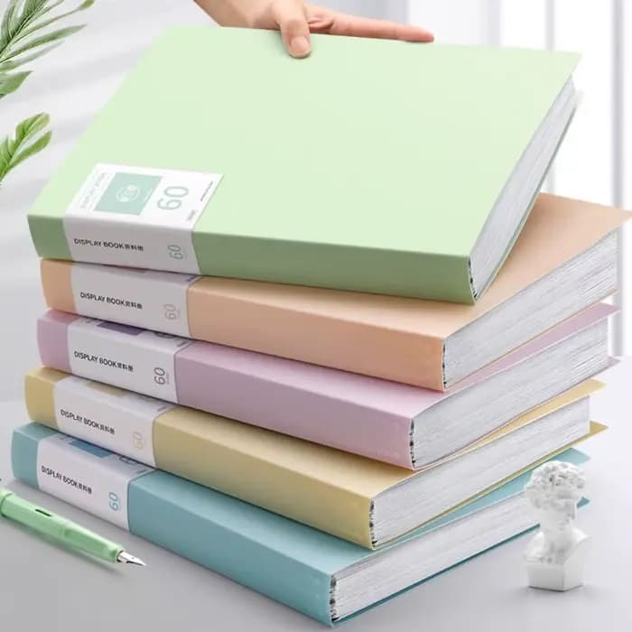 Rangement de bureau A4 organisateur de fichiers multifonctionnel couleur Morandi A4 dossier de papier étanche grande capacité porte-documents