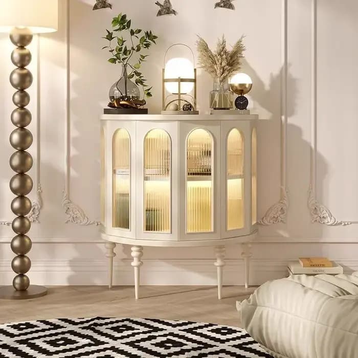 Armoire à manger sur pied