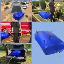 Conteneurs de stockage d'eau pliables portables pour voiture