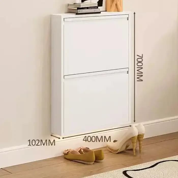 Petit meuble à chaussures multi-compartiments pour balcon