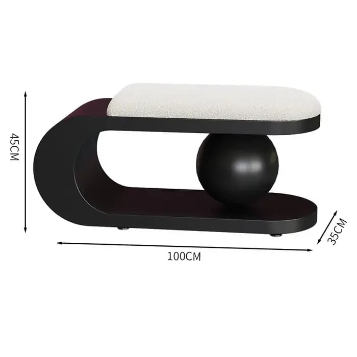 Banc à chaussures nordique pour la maison, salon, canapé de luxe, chambre à coucher, Design Simple,