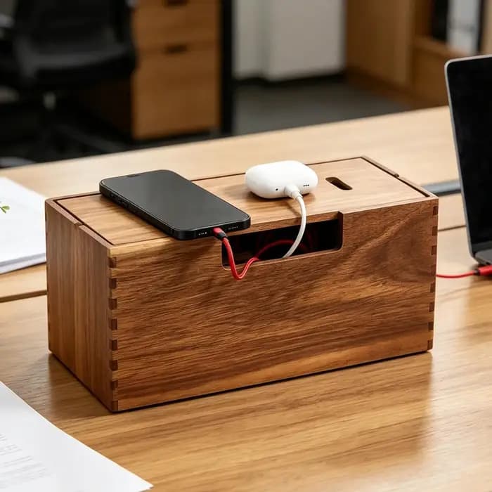 Boîte de rangement pour câbles