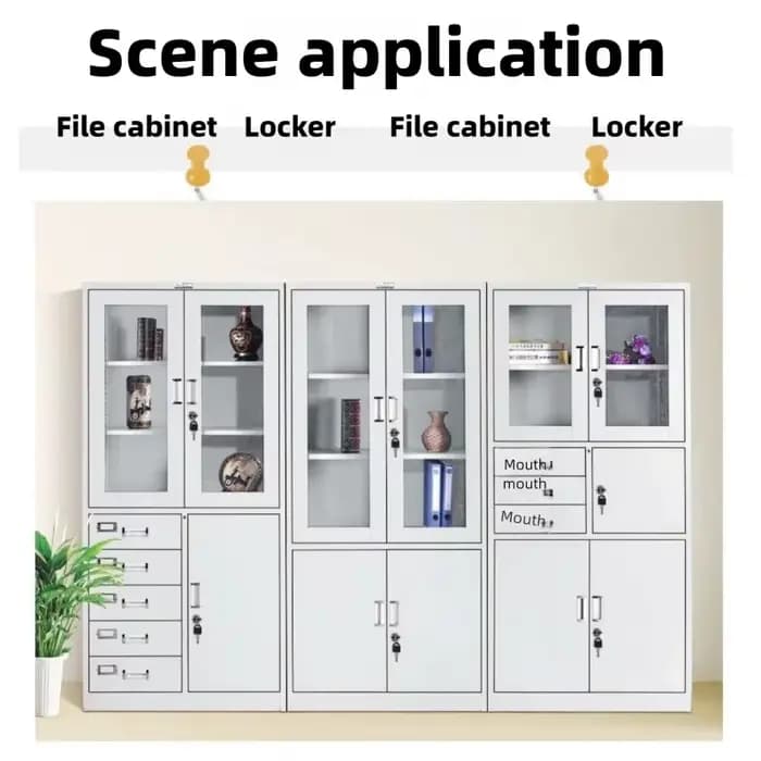 Verrous de tiroir pour armoire avec 2 clés