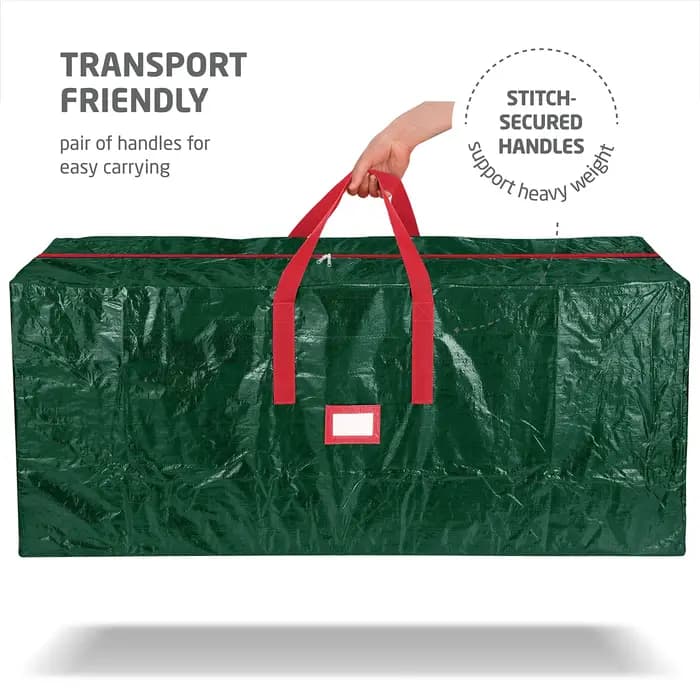 Sac de rangement pour arbre de Noël de grande capacité | Imperméable et anti-poussière