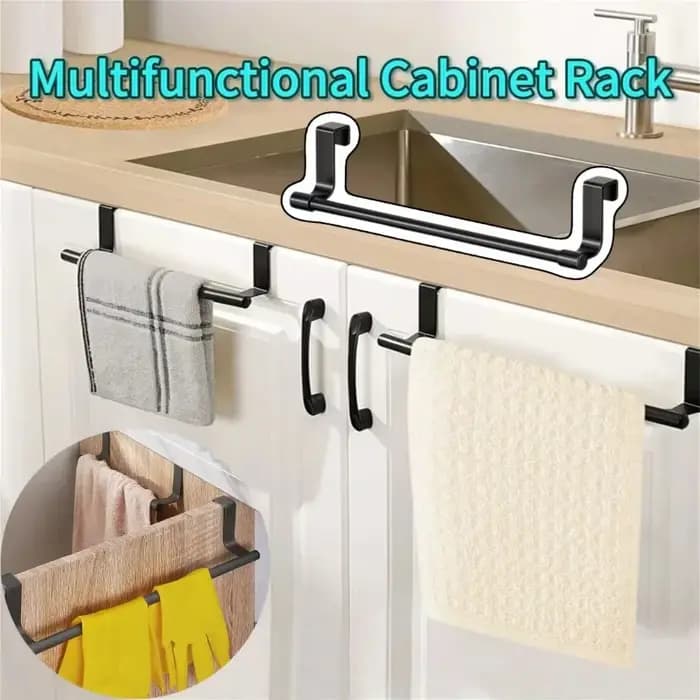 1/2 pièces armoire de cuisine murale porte-serviettes-un support en tissu peu encombrant adapté aux maisons et aux