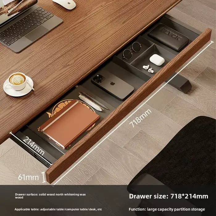  Tiroir sous le bureau – Organiseur de rangement caché pour bureau/maison