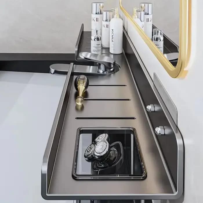 Étagère de rangement murale pour salle de bain