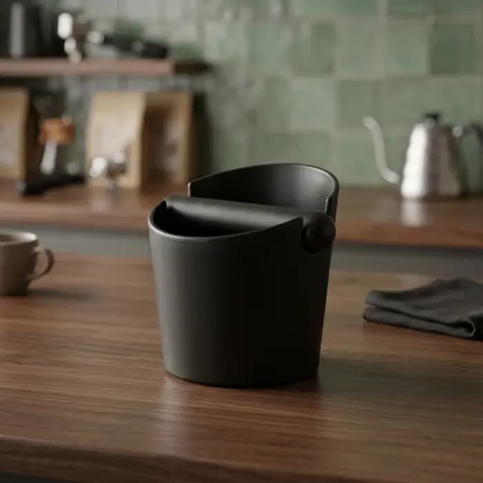 Boîte à café anti-dérapante pour le retrait des résidus d'espresso