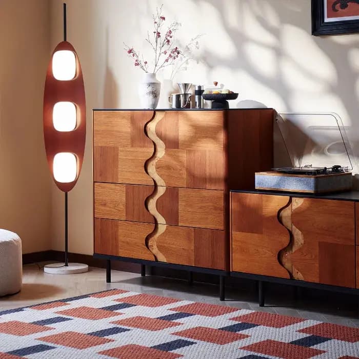 Armoire de salon avec tiroirs