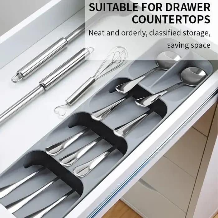 Boîte de rangement multifonctionnelle pour couverts