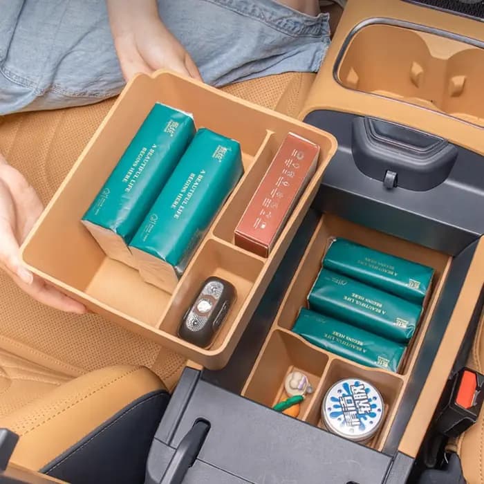 Boîte de rangement pour accoudoir de voiture