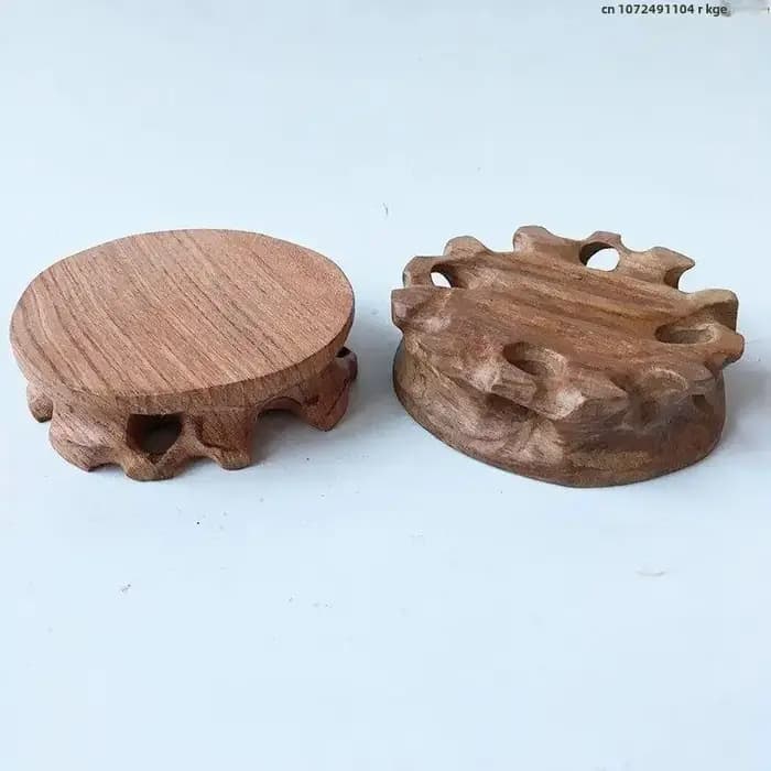 Mini étagère à plantes en bois
