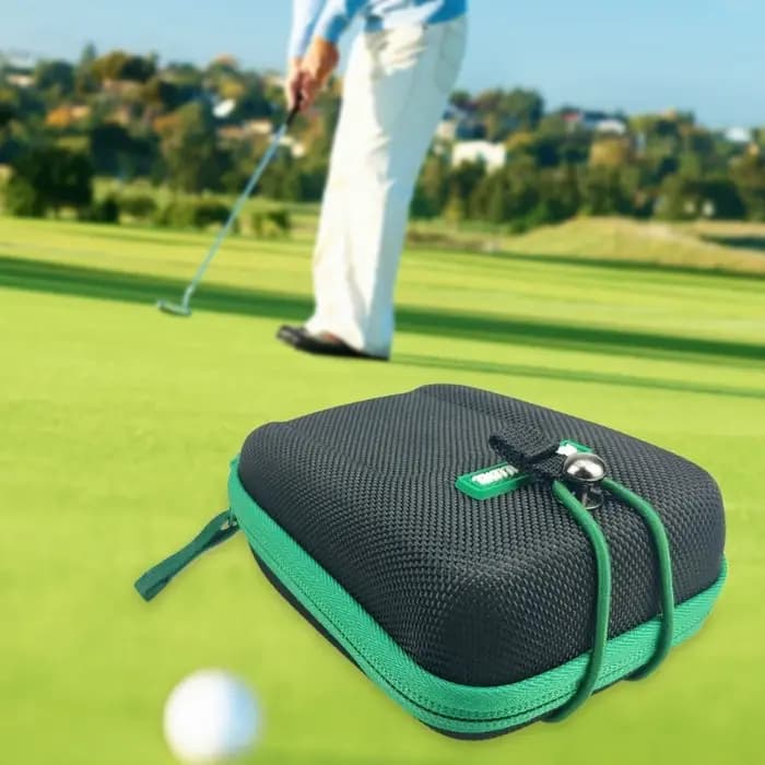 Sac de transport pour télémètre de golf, étui pour télémètre, sac en EVA avec mousqueton et clip de ceinture, boîte de rangement étanche pour télémètre