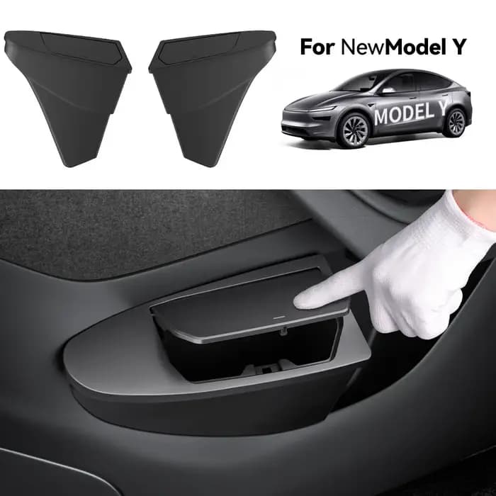 Poubelle de rangement pour porte avant YZ pour Tesla Model Y/YL Juniper