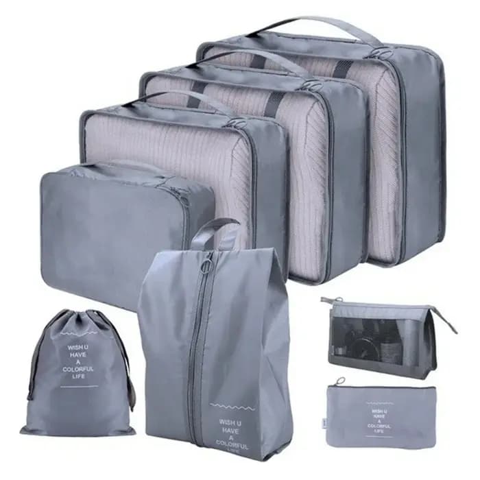 8 pièces/ensemble sacs de rangement pour voyage organisateur sacs accessoires bagages valise organis