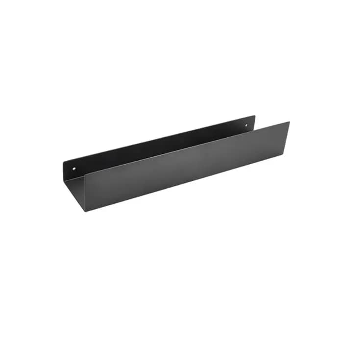 Étagère de salle de bain noire