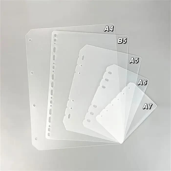 Classeur de papier intérieur pour agenda A5 horizon A7 B5 A4