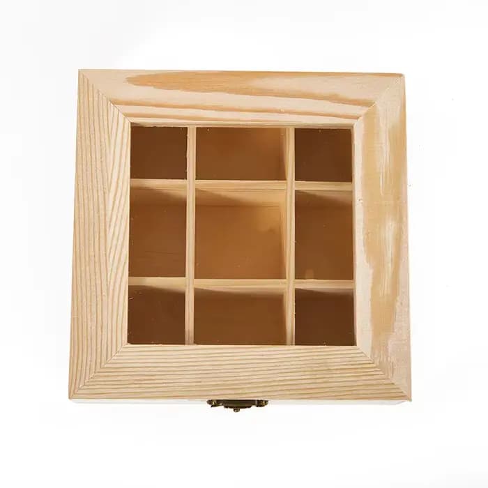 Boîte de rangement à 9 compartiments