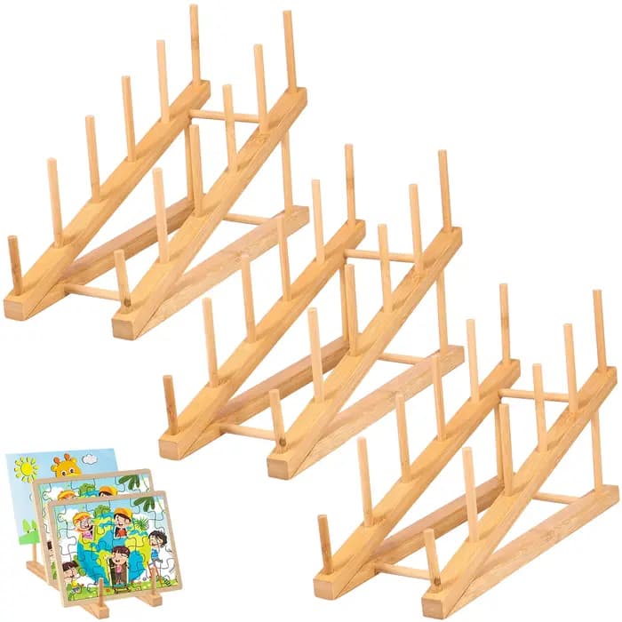 Étagère de rangement en bois pour puzzle, présentoir de puzzle T1, facile à installer, amoureux de l