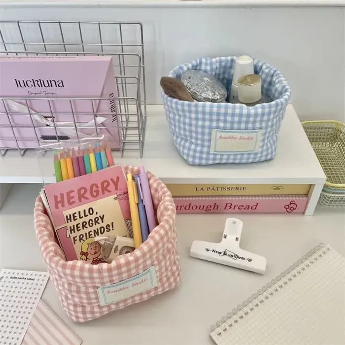 Panier de rangement multifonction pliable grande capacité pour la maison
