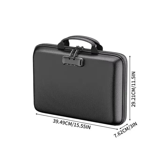 Boîte à documents ignifuge à 13 compartiments accordéon