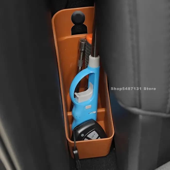 Boîte de rangement latérale pour siège arrière de voiture