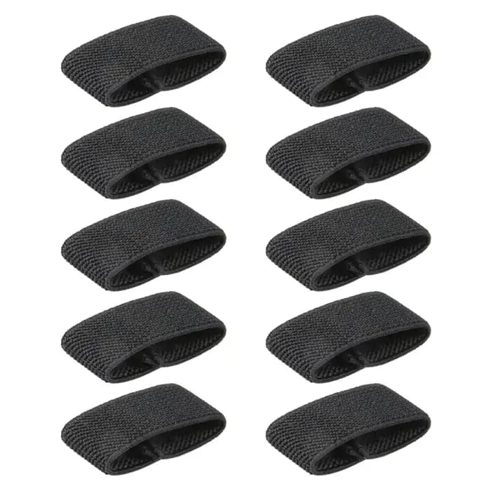 Support boucle ceinture élastique, 10 pièces, supports ceinture tactiques, organisateurs bande pour