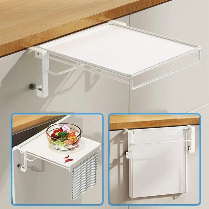 Étagère de rangement pliable pour porte d'armoire