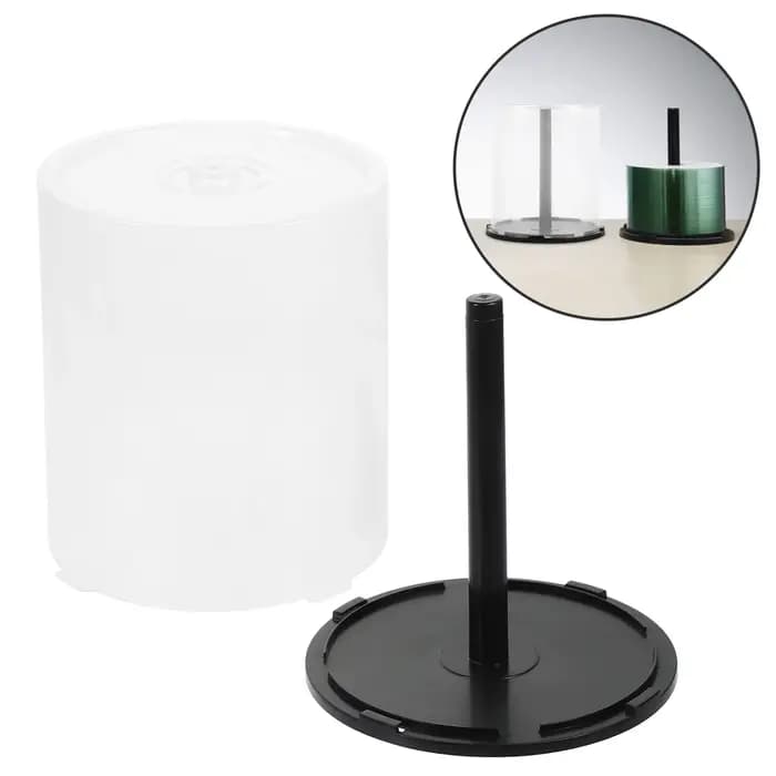 Bac de rangement en plastique pour CD, boîte de rangement pour DVD E27, support africain, conteneur