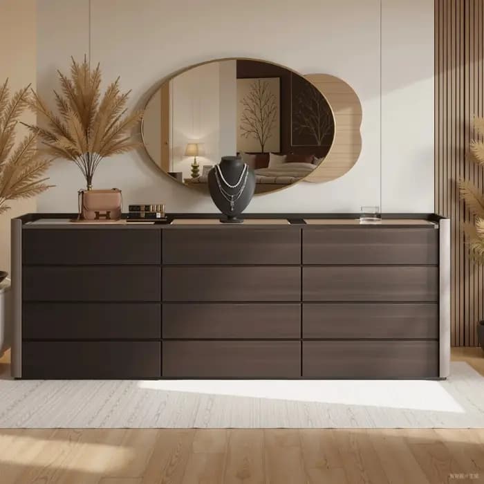 Armoire en bois italienne de luxe