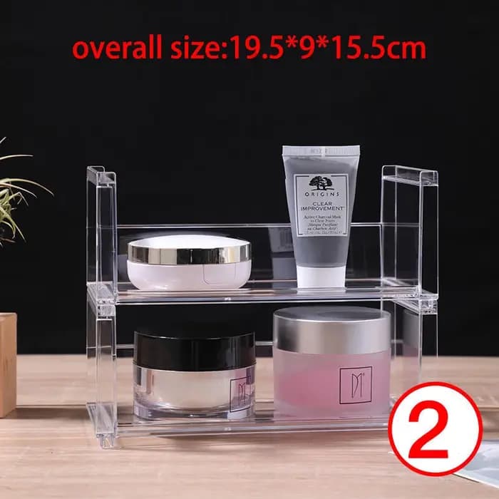 Présentoir transparent pour Figurine Pop, bocaux d'assaisonnement, rangement de cosmétiques, rouge à lèvres, boîte de rangement de bureau, support de rangement organisateur