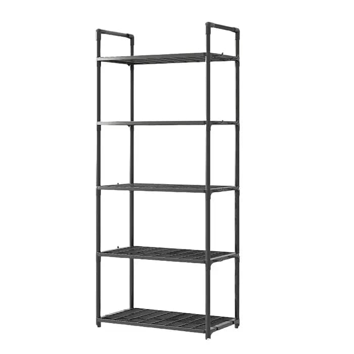 Étagère à 5 niveaux, étagère de rangement réglable, capacité de 66 lb, étagère sur pied pour cuisine