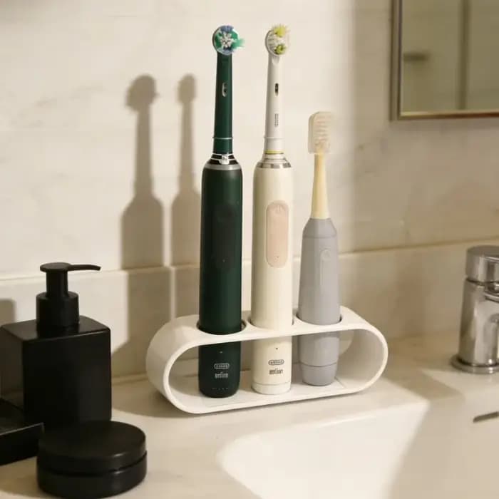 Support pour brosses à dents électriques - Peut contenir 3