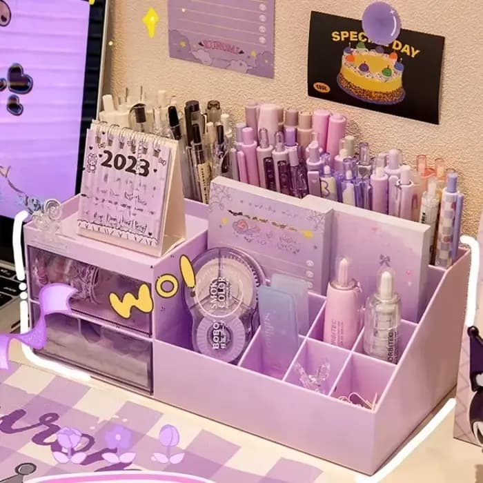 Nouvelle boîte de rangement de bureau pour stylos