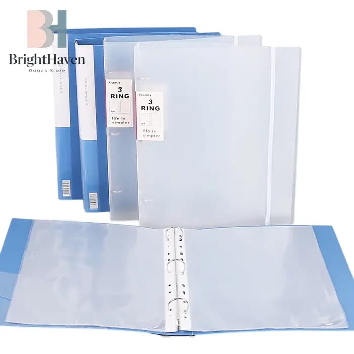 Organisateur de documents transparent pour classeur à feuilles mobiles