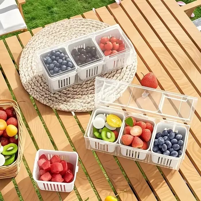 Conteneurs de stockage des aliments à compartiment