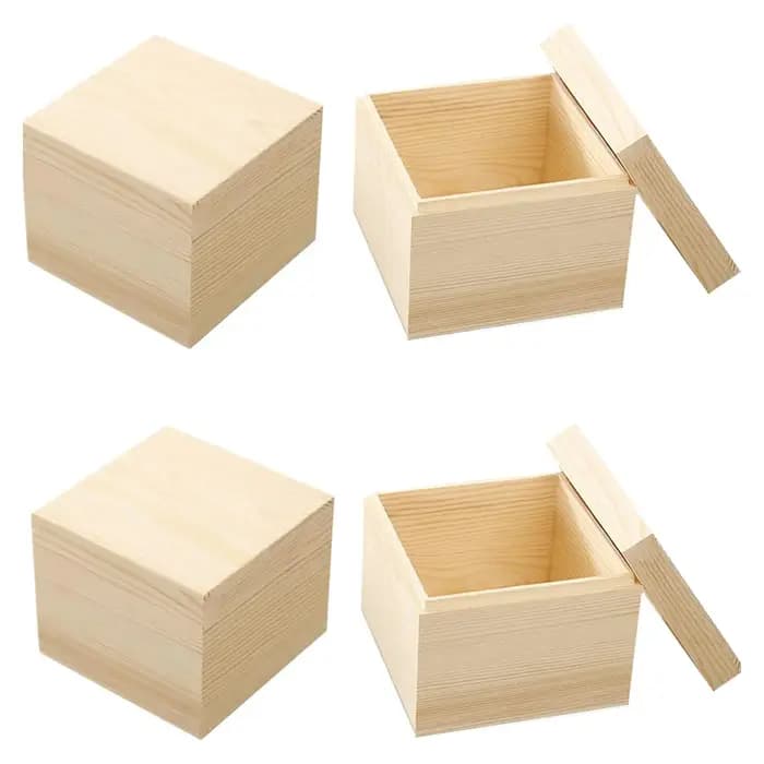 Boîte de collection en bois pour rangement de bijoux et souvenirs de mariage personnalisable décoration réveillon de Noël rouge vert noir