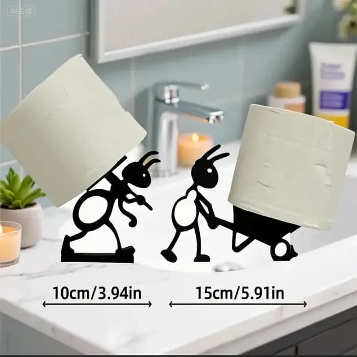 Porte-serviettes en papier mignon et simple en forme d'animal - Porte-rouleau