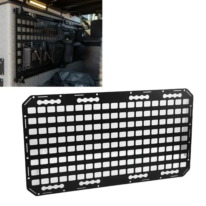 Système de panneaux de rangement Molle pour benne de camion
