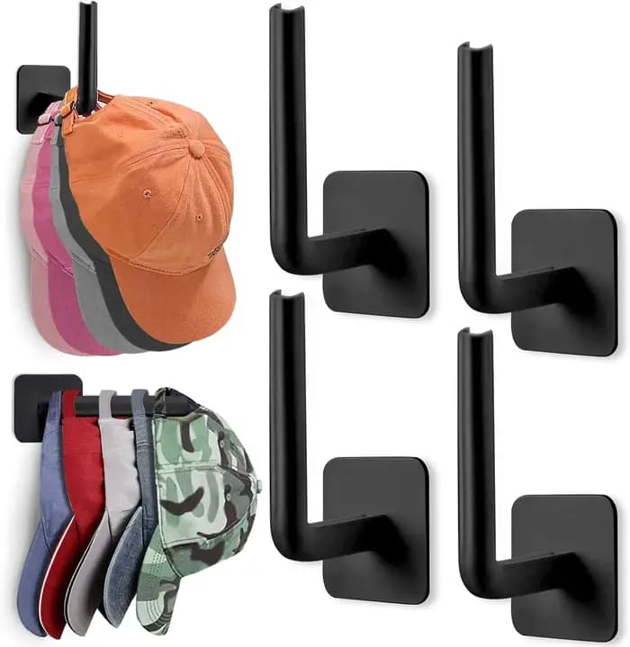 1/10 pièces porte-casquette porte-chapeau pour casquettes de Baseball crochets de chapeau adhésifs pour mur casquette