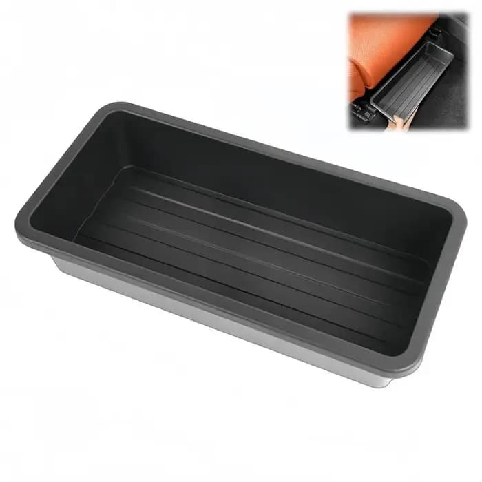 Boîte de rangement universelle sous le siège de voiture, plateau organisateur caché, accessoires intérieurs de voiture permettant de gagner de l'espace, étui amovible pour gadgets