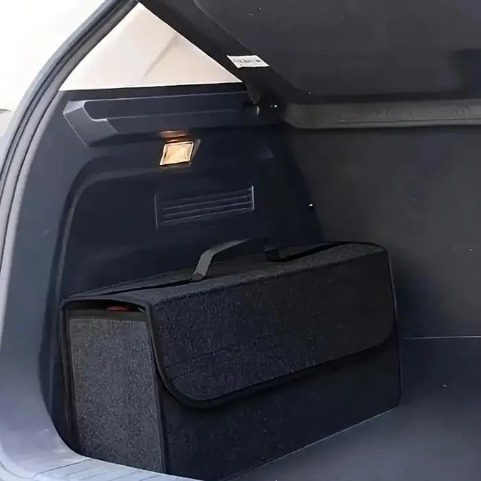 Boîte de rangement en feutre pour voiture